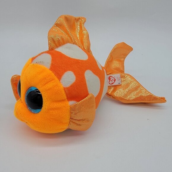 Ty Beanie Boos Sami Goldfish Stuffed Animal Plush Mark On Plush And Tag As Shown - Picture 1 of 6